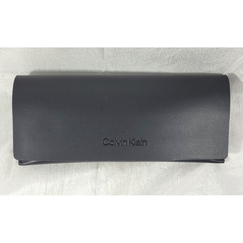 Calvin Klein Softshell Eyeglasses Sunglasses Case w/ Snap Closure - Black - NWOT